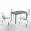 Conjunto completo mesa Leo fija rectangular de Bailen